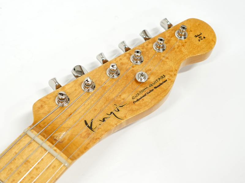 K.Nyui Custom Guitars KNTE Bird's eye Maple Neck