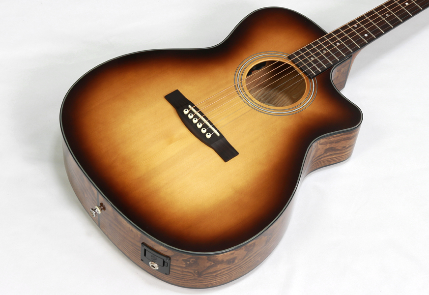 Guild OM-260CE Deluxe Burl, Acoustic Electric Guitar