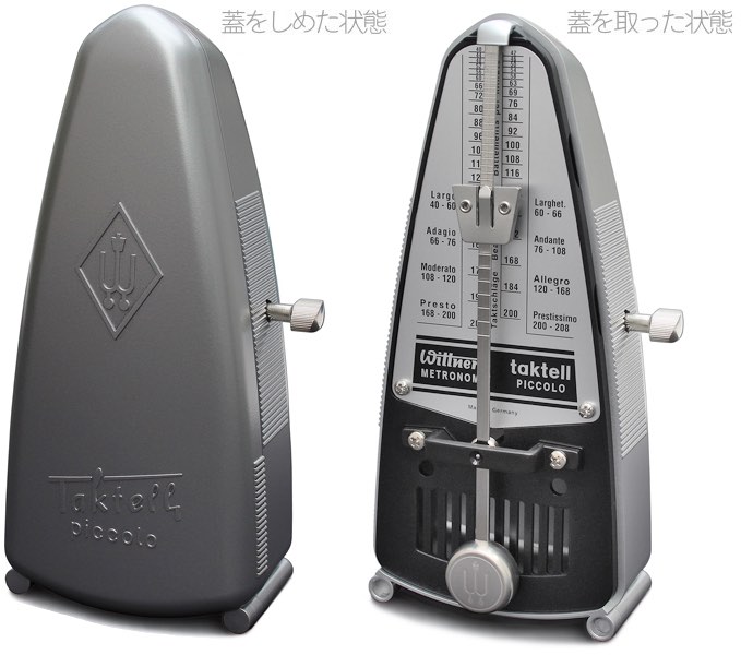 Wittner ウィットナー 838 タクテルピッコロ シルバーカラー