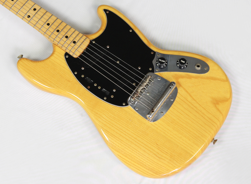 1977 Fender Mustang – Natural – GuitarPoint