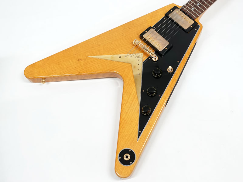 JUNO クリアスケルトン　コリーナタイプフライングV 希少】JUNO Flying V フライングV エレキギター JUNO Vシェイプ 変形