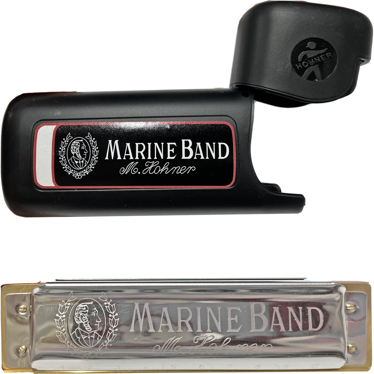 Hohner Marine Band 10穴ハーモニカ 本体　C調 71o8R33K6zL.jpg_BO30,255,255,