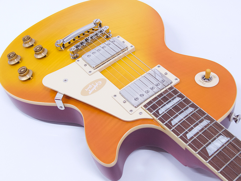 トラ柄 epiphone レスポールスタンダードプロ ハニーバースト - エレキ トラ柄 epiphone レスポールスタンダードプロ ハニーバースト - エレキ