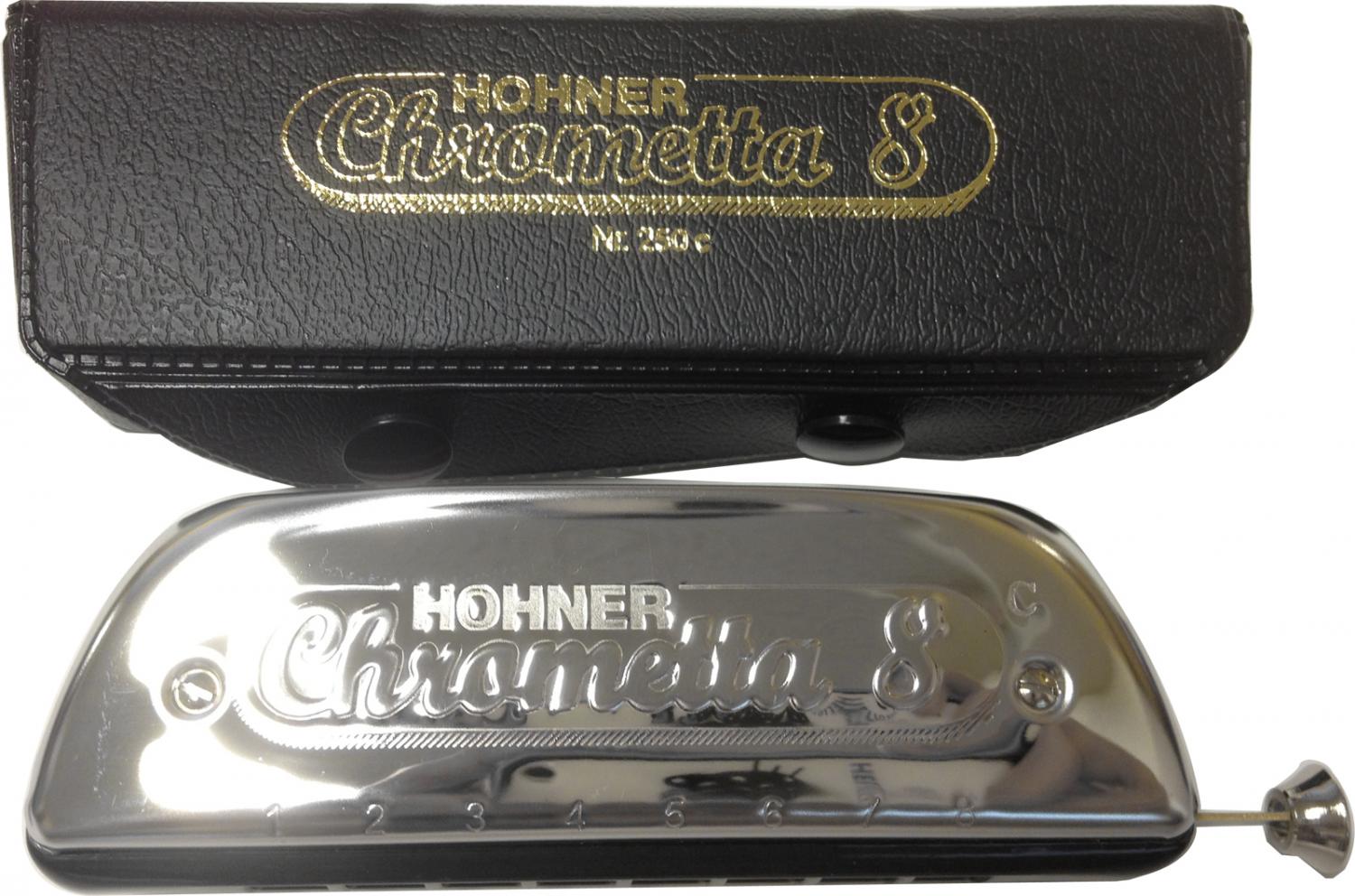 HOHNER ( ホーナー ) クロメッタ8 クロマチックハーモニカ 8穴 C調 ...