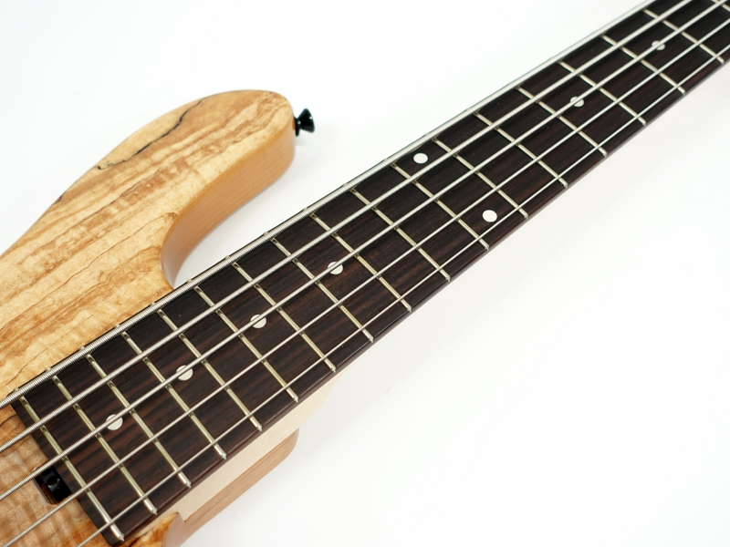 ベース kikuchi guitars Custom 5st Kikuchi Guitars Custom 5st J Bass / Spalted Flame Maple Top
