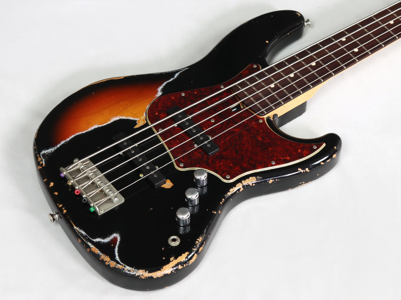 Tsubasa Guitar Workshop The Hopper 5st Alder/R Black/3Tone