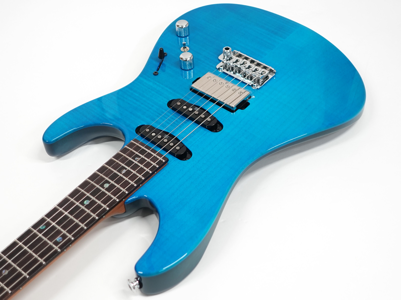 SEIDER 水色 エレキギター Ibanez アイバニーズ MMN1 Martin Miller Signature Transparent