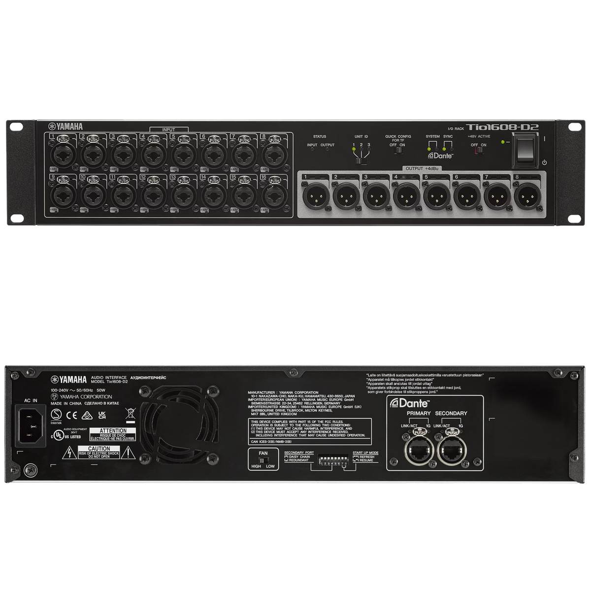 YAMAHA ヤマハ Tio1608-D2 ◇ ステージボックス Dante対応 16 YAMAHA ヤマハ Tio1608-D2 ◇ ステージボックス Dante対応 16