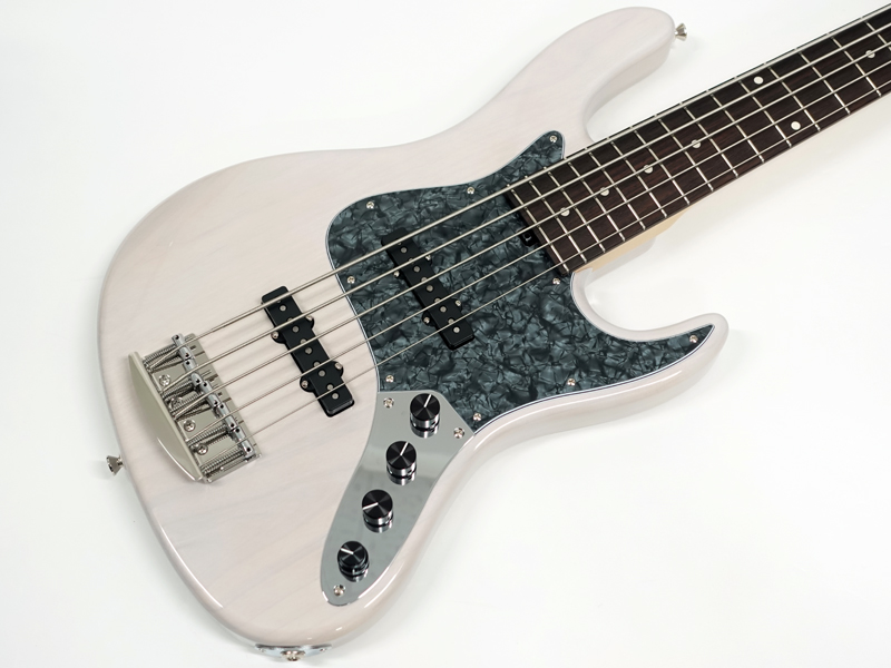 Kikuchi Guitars Hermes RV5 / Trans White #006 | ワタナベ楽器