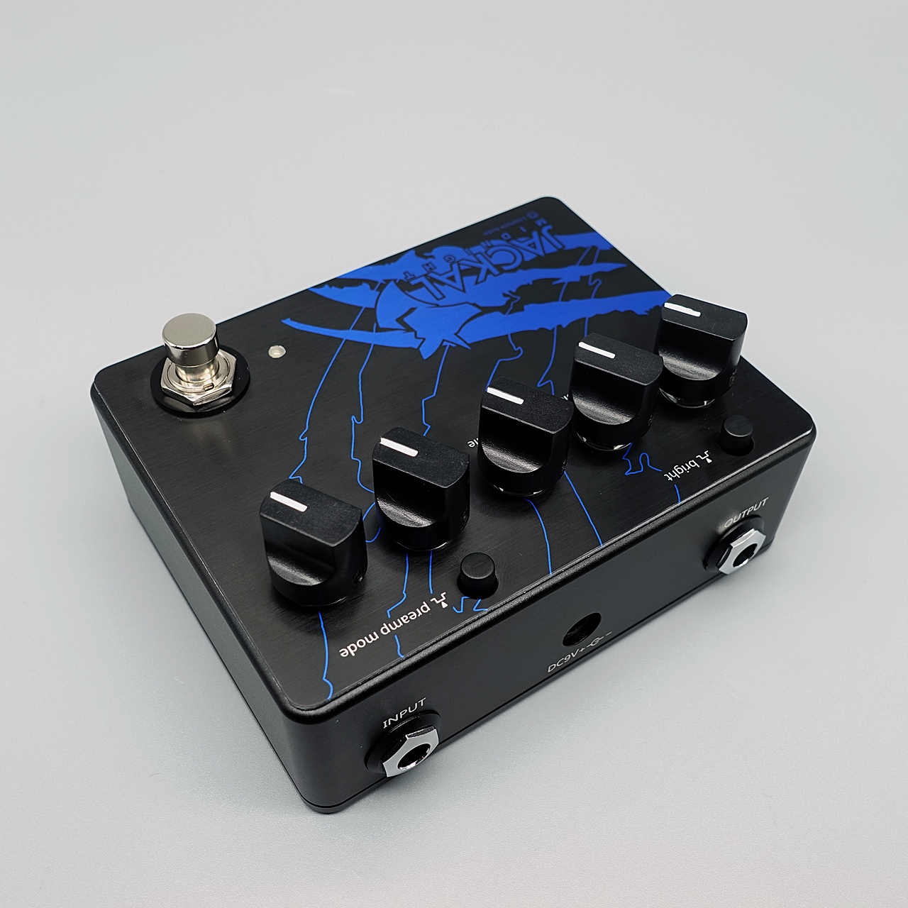Limetone Audio JACKAL MIDNIGHT ベース用プリアンプ Limetone Audio JACKAL MIDNIGHT ADD CBF ベース用 ドライブペダル