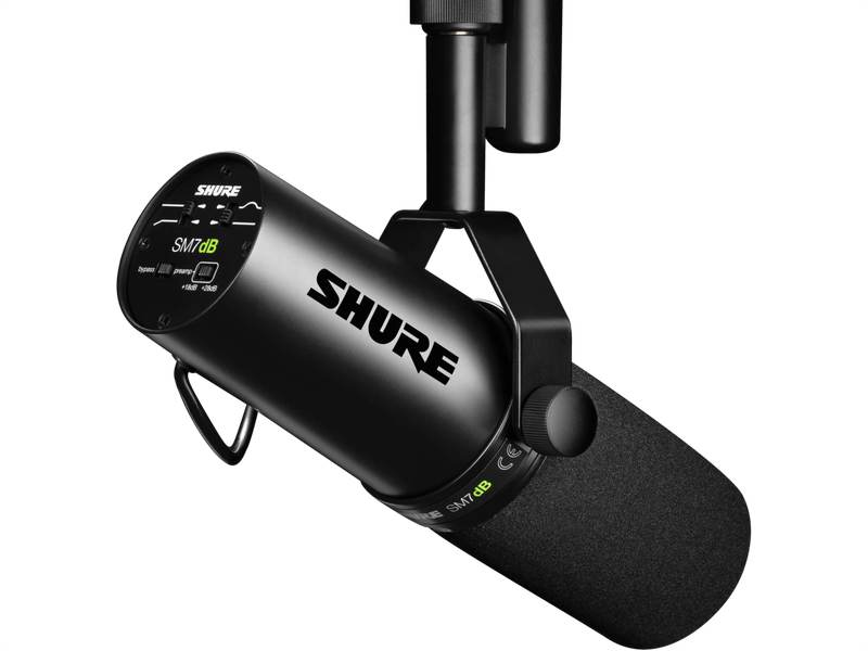 Shure シュア ボーカル用ダイナミックマイク プリアンプ内蔵SM7dB SHURE SM7dB スタンド・ケーブルセット プリアンプ内蔵モデル