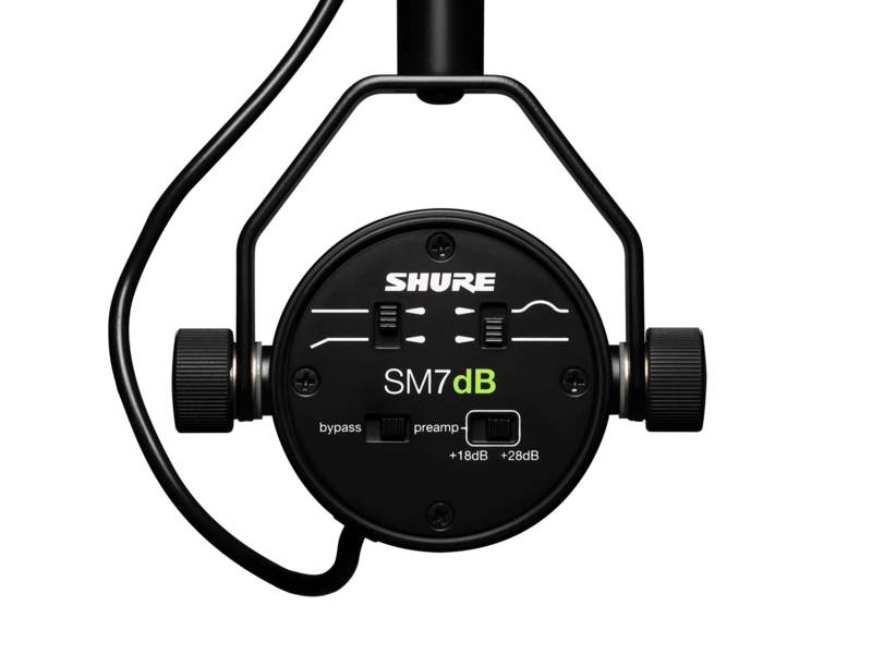 Shure シュア ボーカル用ダイナミックマイクロホン プリアンプ内蔵SM7dB SHURE SM7dB [プリアンプ内蔵モデル] ボーカル・ポッドキャスト