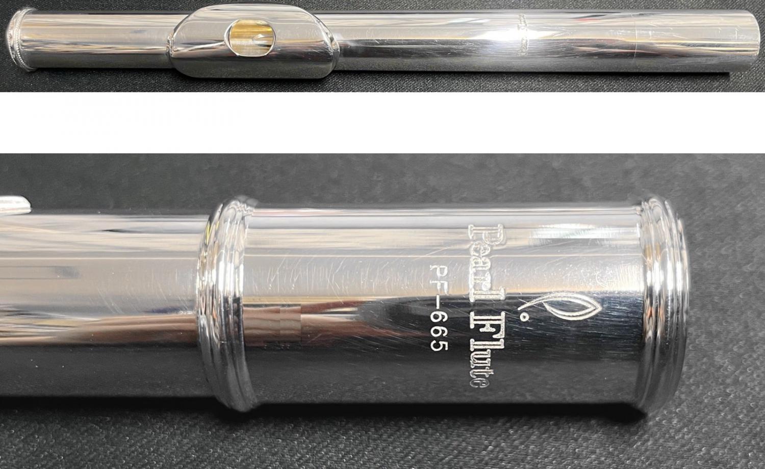 Pearl Flute パールフルート PF-665RE リングキィ フルート 頭部
