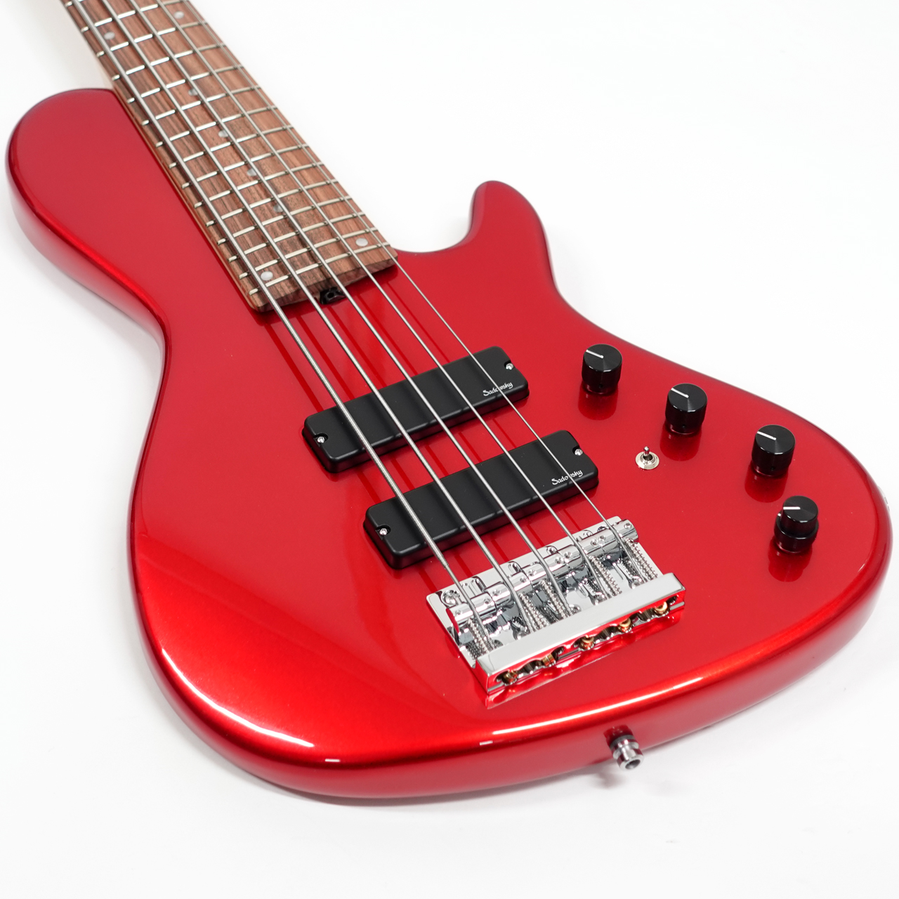 Sadowsky ML24 SC5 Single Cut Bass Alder Candy Apple Red High