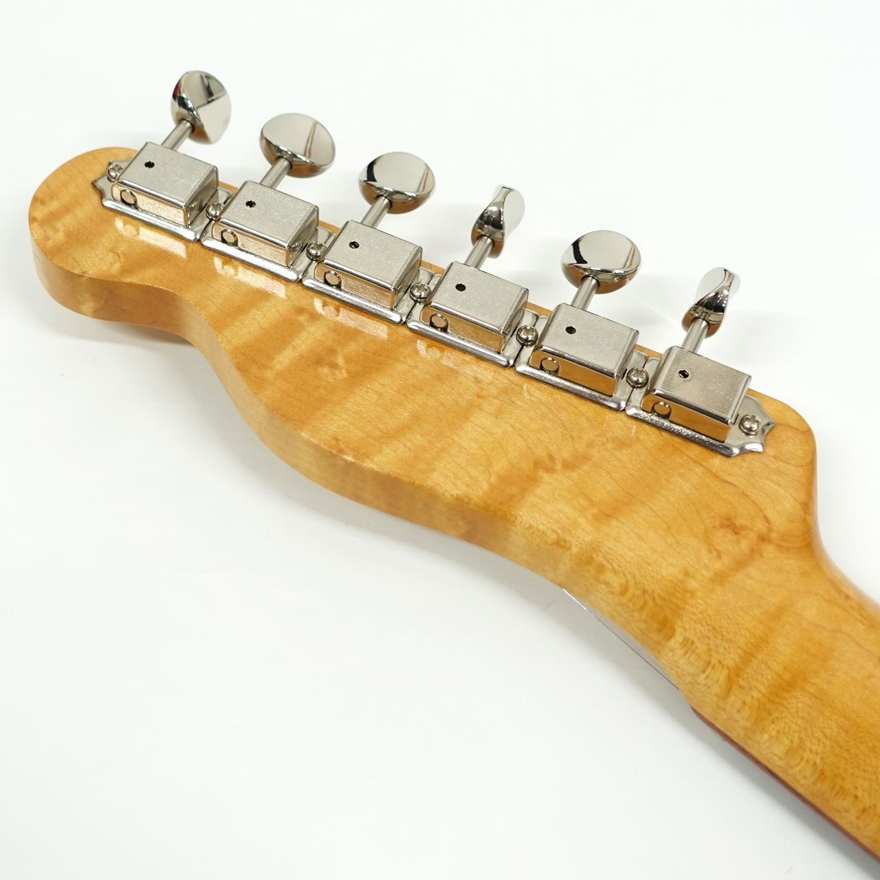 K.Nyui Custom Guitars KNTE Bird's eye Maple Neck Blonde 国産