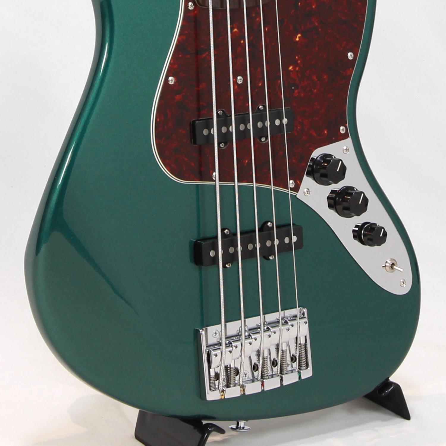 Black Smoker BETA-J5 Sherwood Green Metallic 国産 5弦ベース