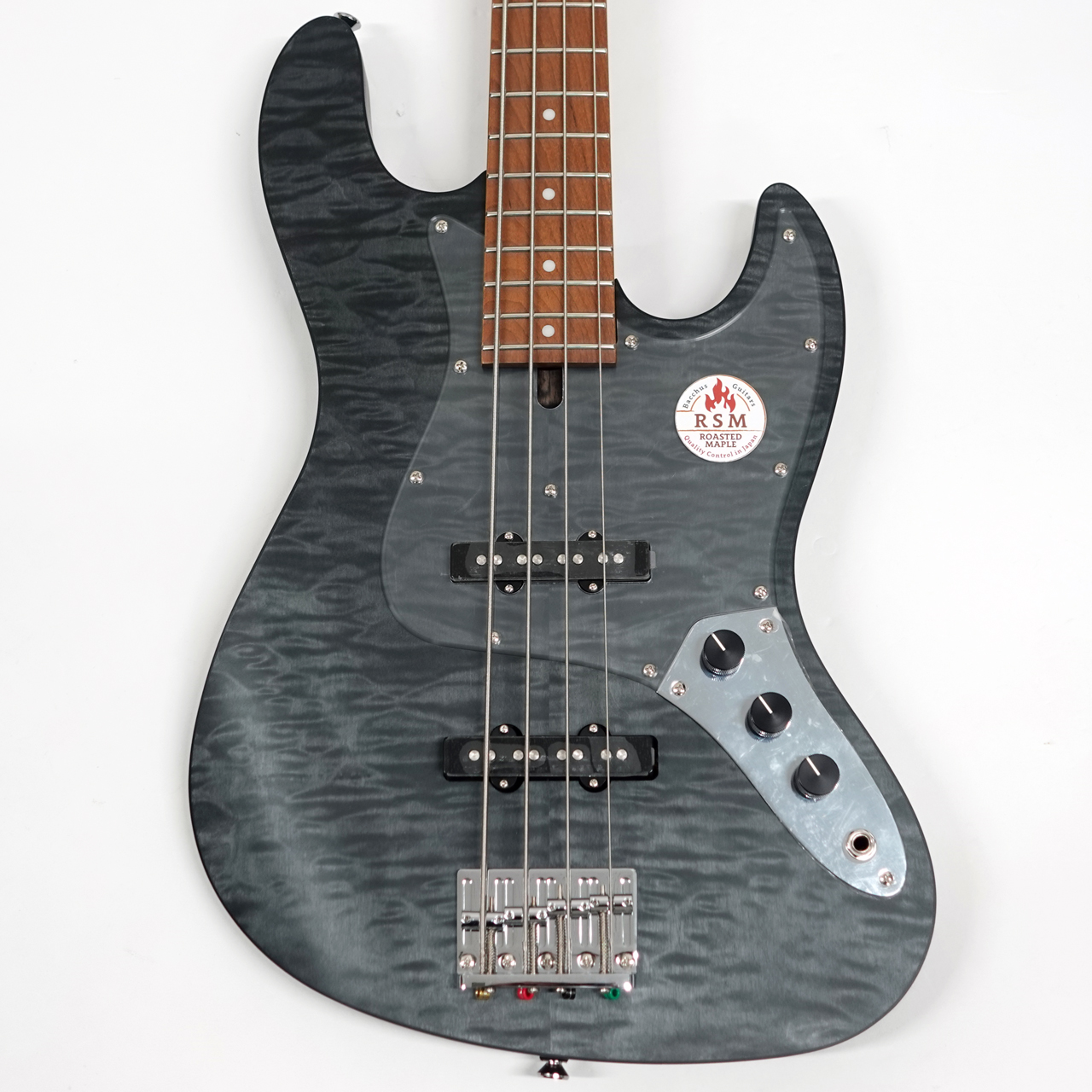 Bacchus バッカス　ウッドラインモデル　ベース Bacchus バッカス WL4-STD/RSM BLK ウッドライン エレキベース