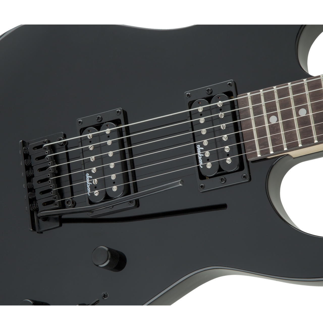 Jackson Dinky エレキギター ブラック ギターケース付き Jackson Dinky Arch Top JS22-7 DKA HT SBK/A Satin Black