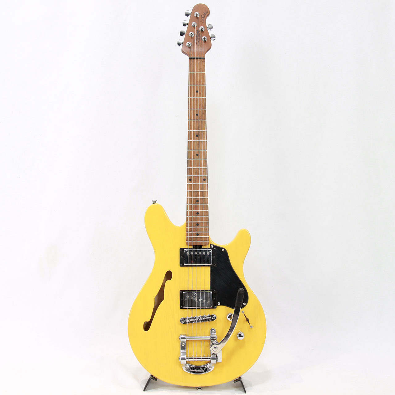 Amazon | STERLING by Musicman JV60 Transparent Buttermilk