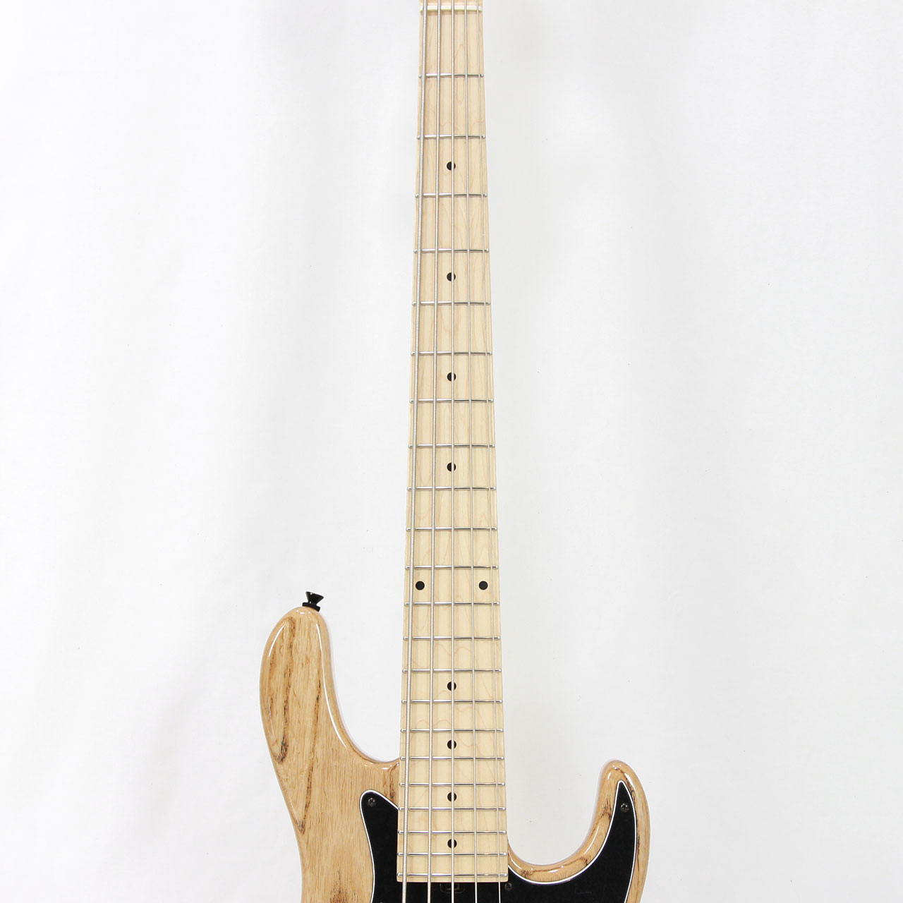 Kikuchi Guitars Custom 5st J Bass Natural with Black Filler