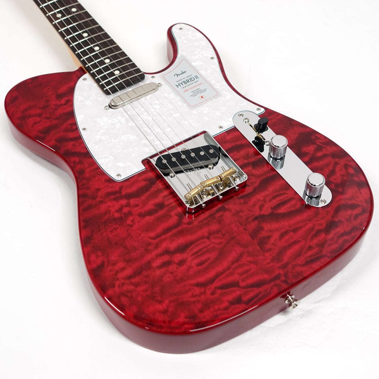 Hybrid II 2024 Collection Quilt Red 新同品 Fender 2024 COLLECTION, MADE IN JAPAN HYBRID II STRATOCASTER