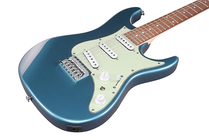 エレキギター 青 シングルコイル Ibanez アイバニーズ AZES31 AOC 初心者 入門におすすめ エレキ