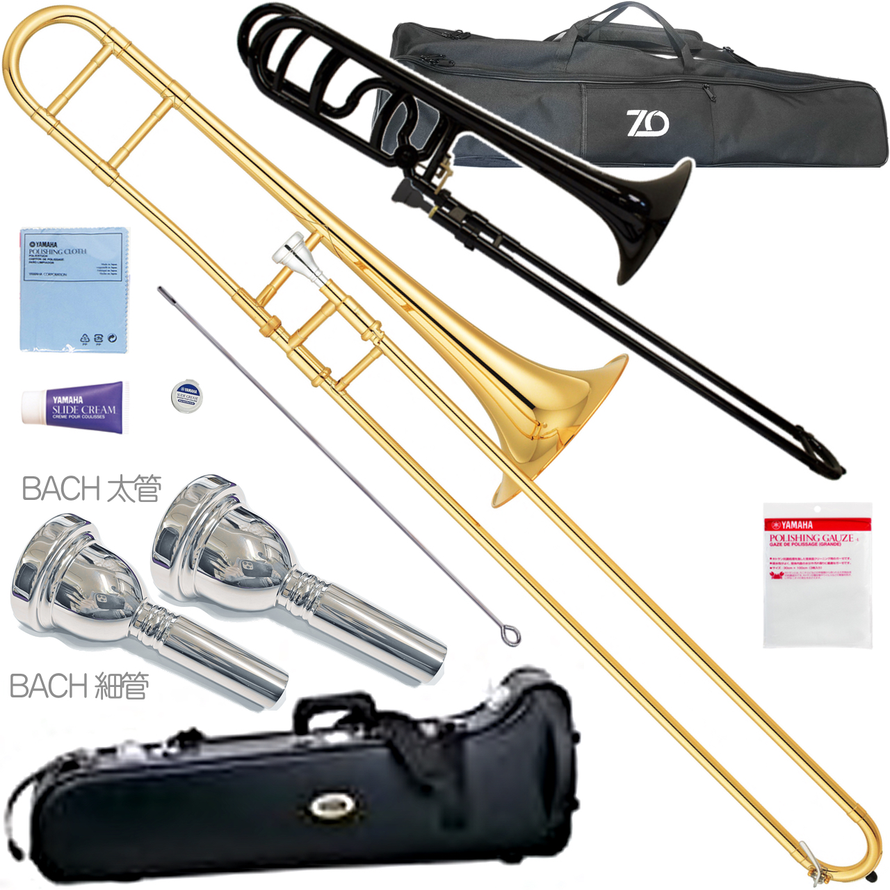 ✨美品ヤマハテナートロンボーン895EN 中川英二郎モデル✨ YAMAHA ヤマハ YSL-895EN テナートロンボーン B♭ 細管 トロン