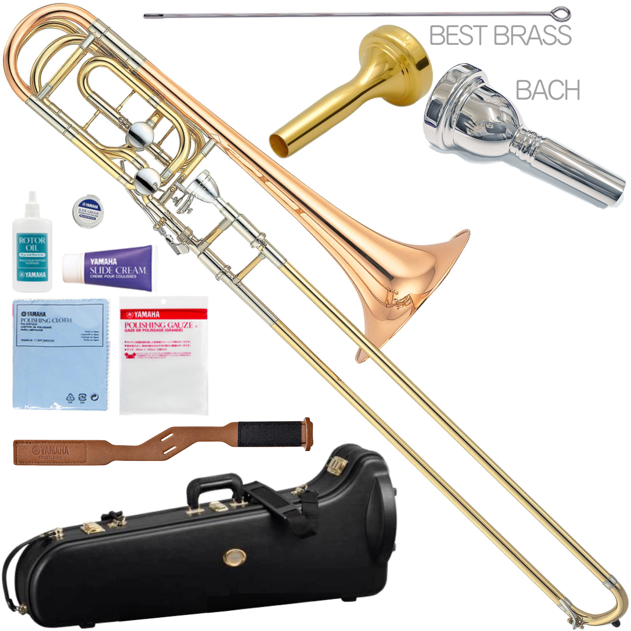 YAMAHA ヤマハ 5年保証サービス対象 YBL-822G バストロンボーン 太管