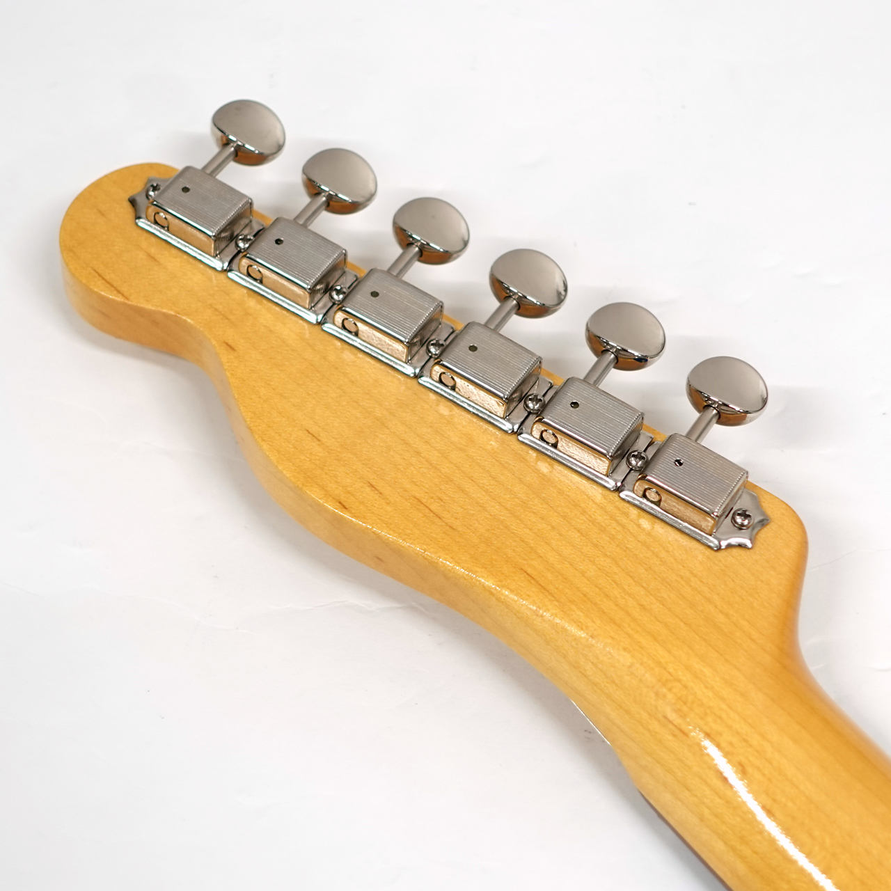 K.Nyui Custom Guitars KNTE Quarter-Sawn Maple Neck Black