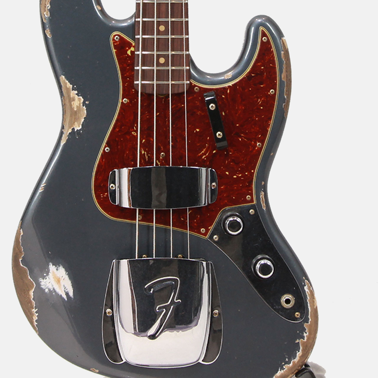 Fender Custom Shop 1961 Jazz Bass Heavy Relic Charcoal Frost
