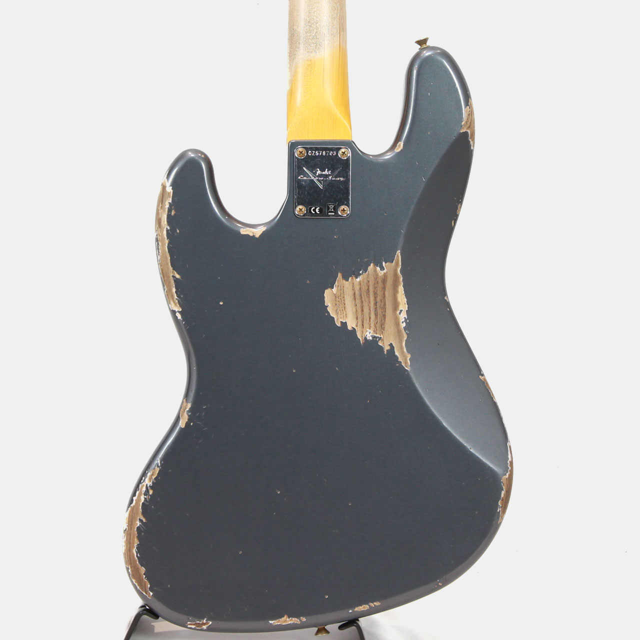 Fender Custom Shop 1961 Jazz Bass Heavy Relic Charcoal Frost Fender Custom Shop 1961 Jazz Bass Heavy Relic Charcoal Frost