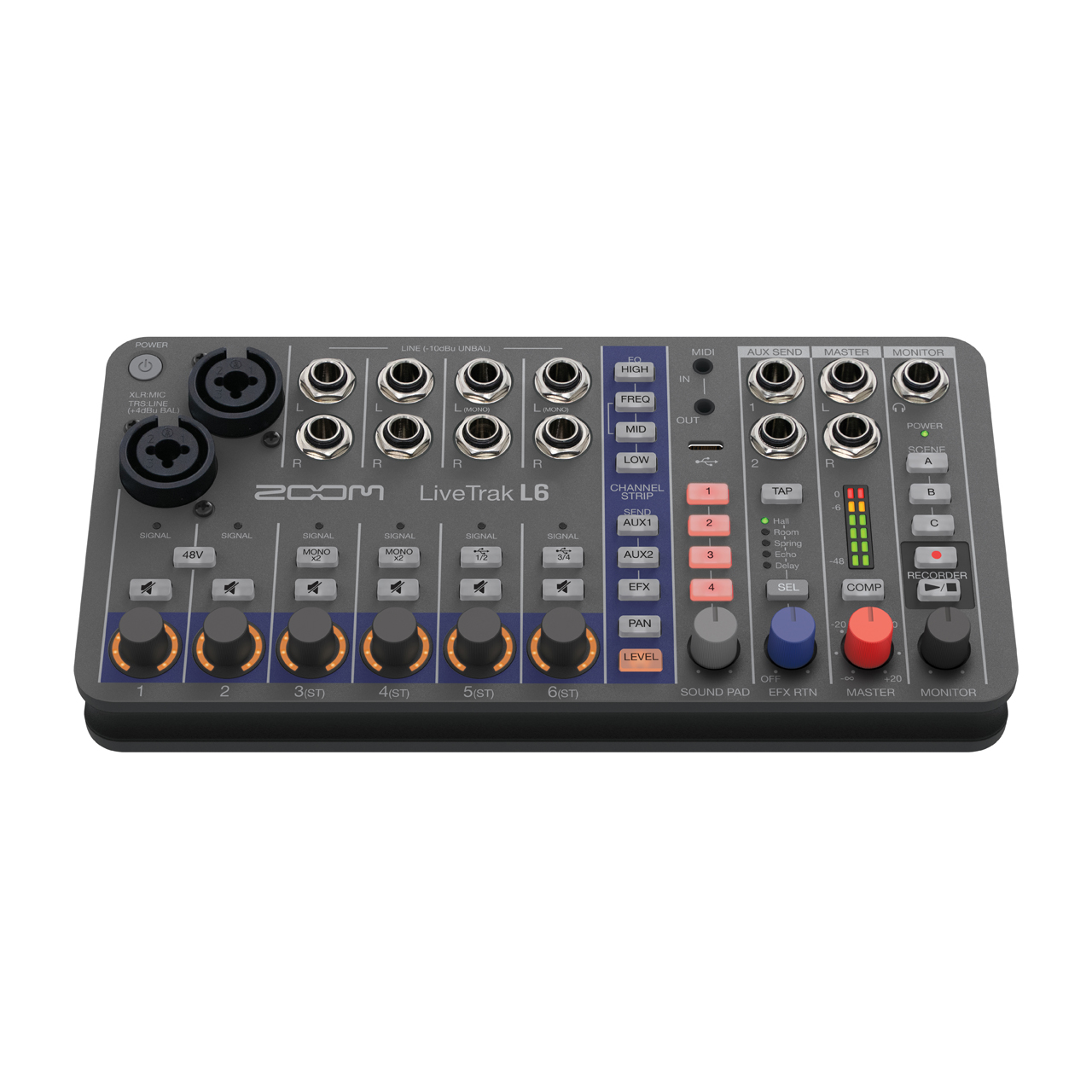 未使用品！ZOOM LiveTrak L6 マルチトラックレコーダー 楽天市場】【在庫僅少】ZOOM ズーム LiveTrak L6 ミキサー型MTR