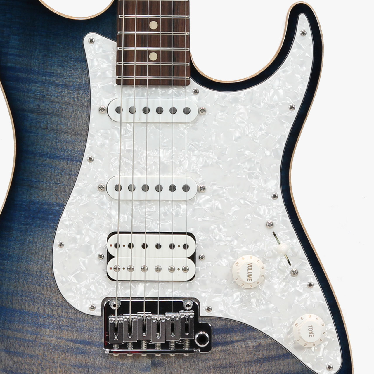 Suhr サー JE-Line Standard Plus Faded Trans Whale Blue Burst