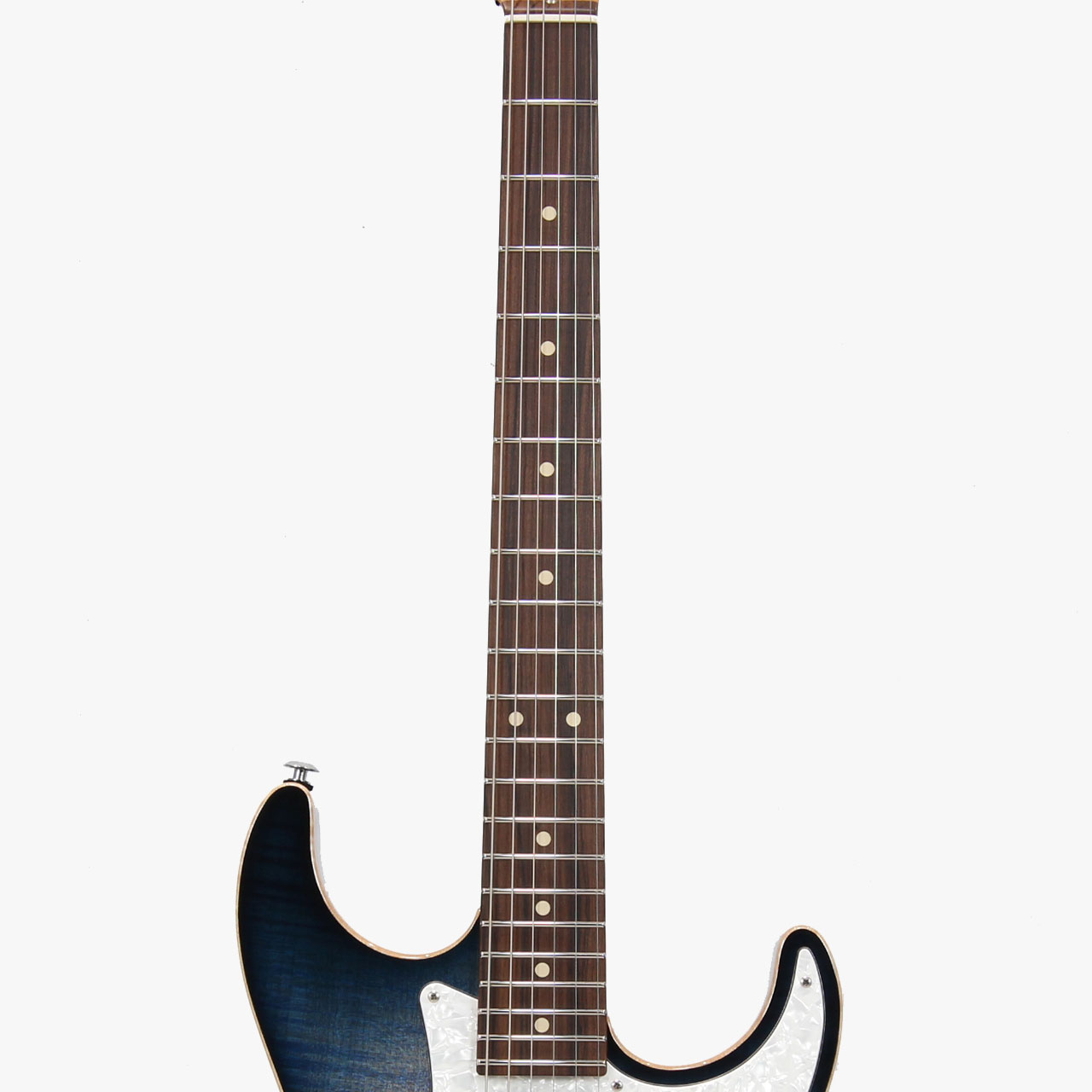 送料込み。ギター  Washlrr Suhr(サー) JE-Line Standard Plus Faded Trans Whale Blue