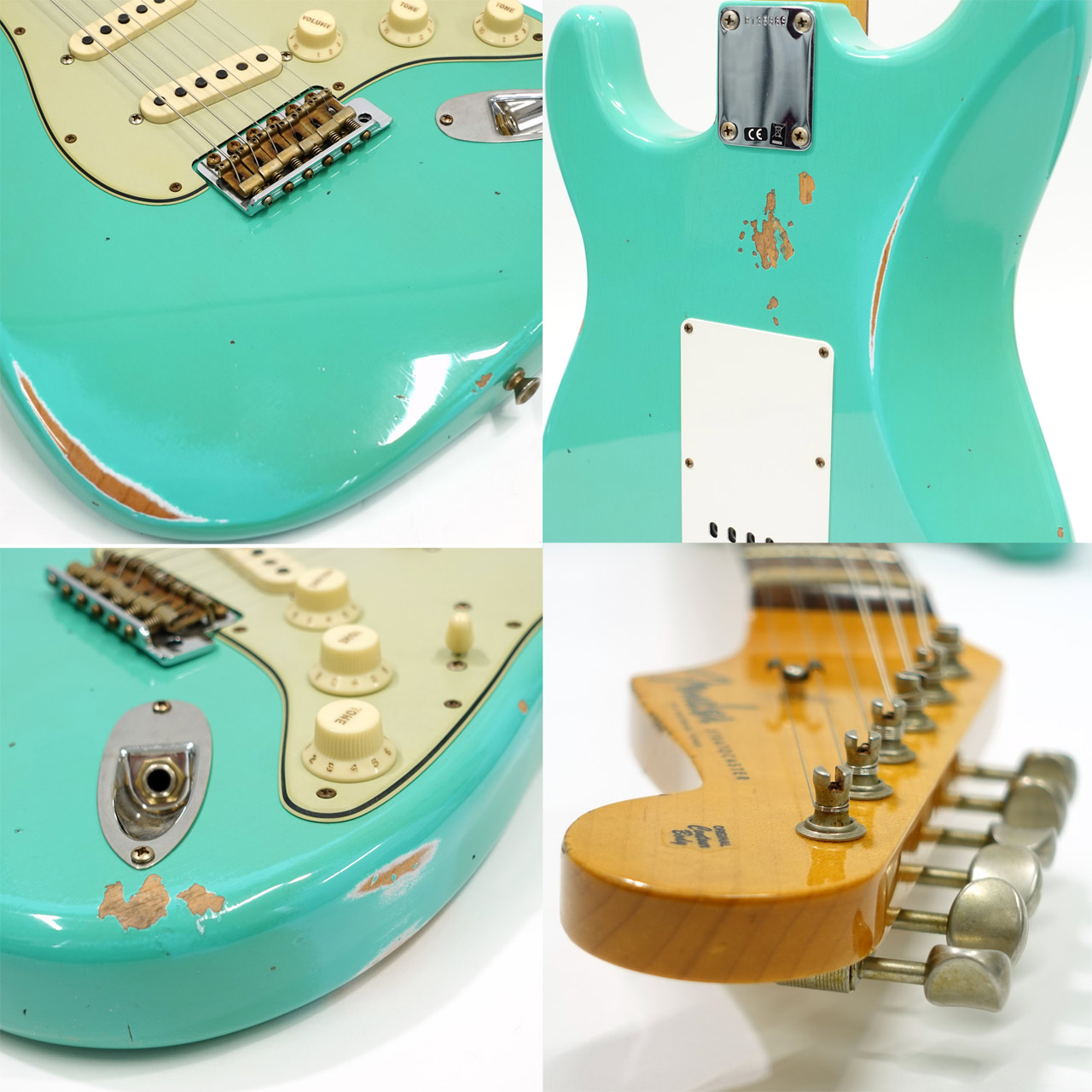 Fender Custom Shop 60's Stratocaster Relic / Aged Surf Green Fender Custom Shop 60's Stratocaster Relic / Aged Surf Green