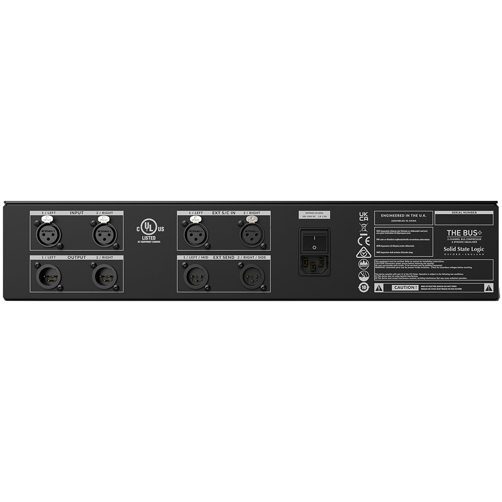 SSL Solid State Logic THE BUS+ 元箱 取説付 Solid State Logicが多機能な2chアナログ・バスコンプレッサー「THE