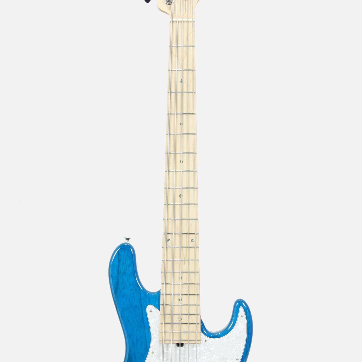 Red House Guitars Seeker J/5 ASH/M Trans Blue 国産 5弦ベース