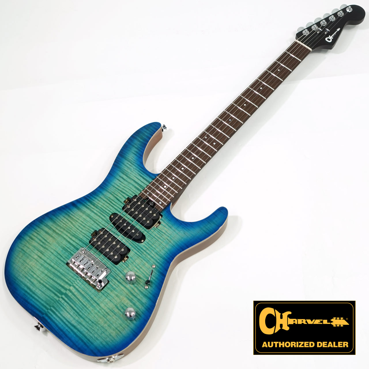 Charvel シャーベル MJ DK24 HSH 2PT W Mahogany with Flame Maple