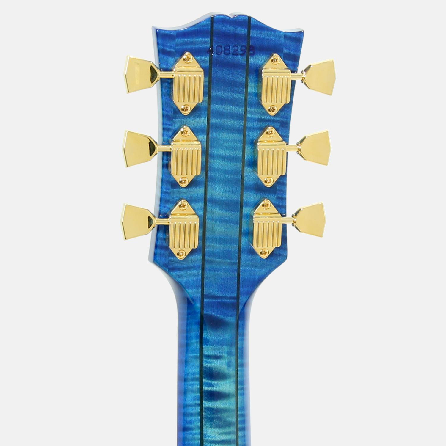 Gibson Custom Shop 1968 Les Paul Custom 5A Quilt Top Trans