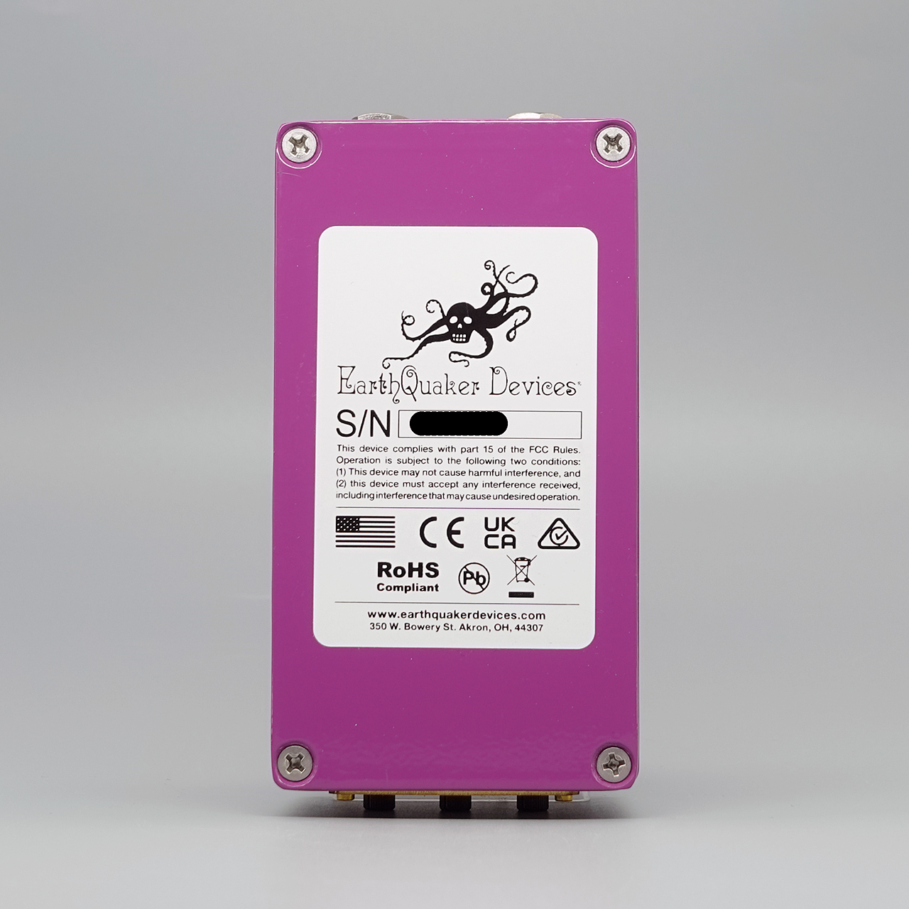 Earth Quaker Devices Plumes ADD-CBF Kyoto Purple x Gold