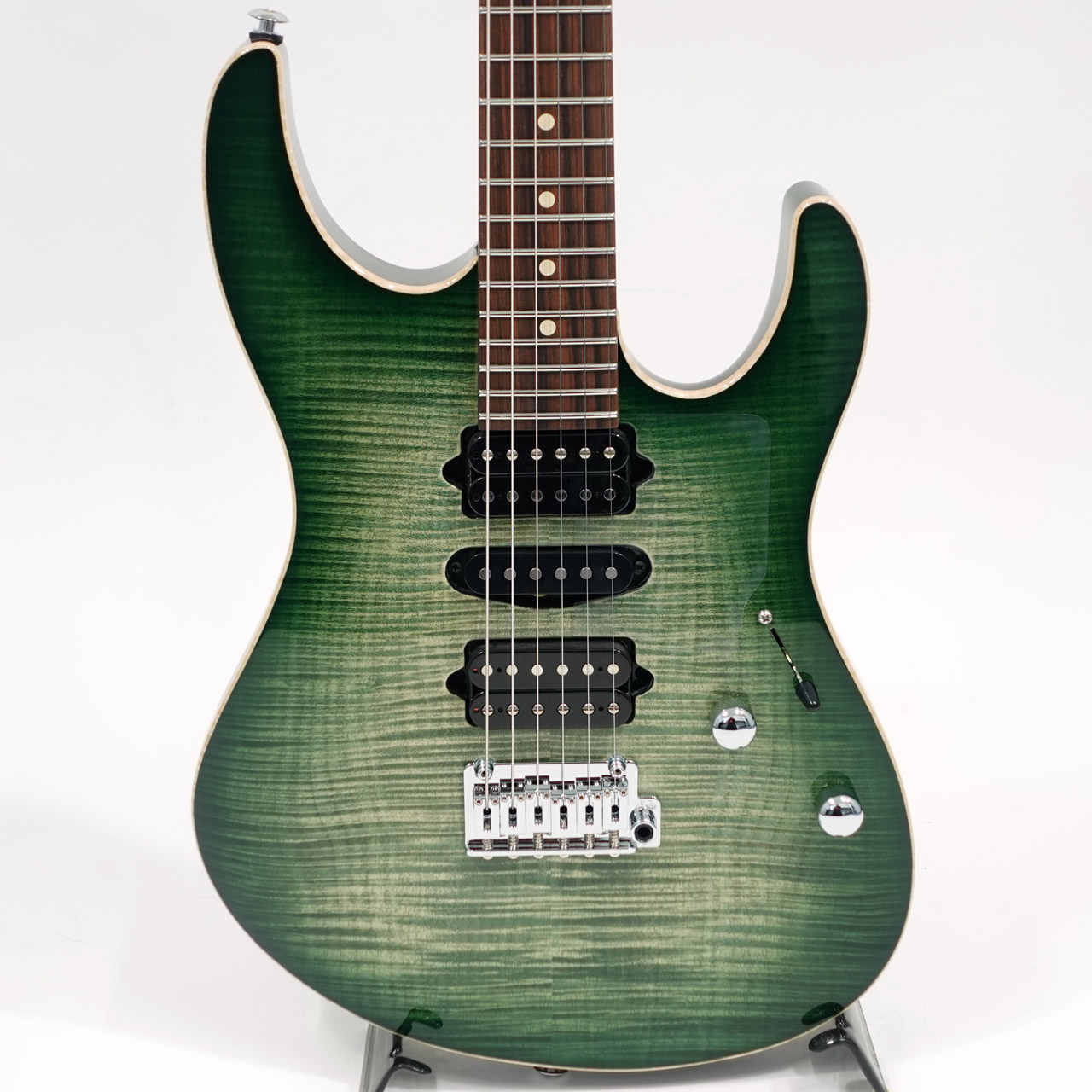 Suhr サー JE-Line Modern Plus MH / Faded Trans Green Burst