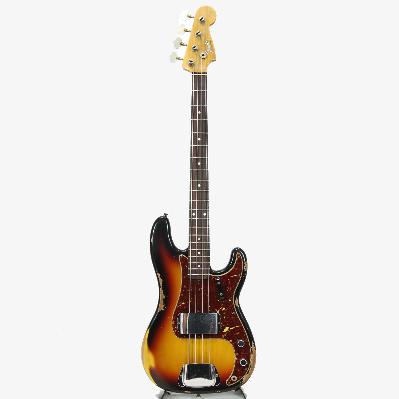 プレシジョンベース　レリック　ラッカー塗装 Fender Custom Shop 1966 Precision Bass Heavy Relic 3-Color