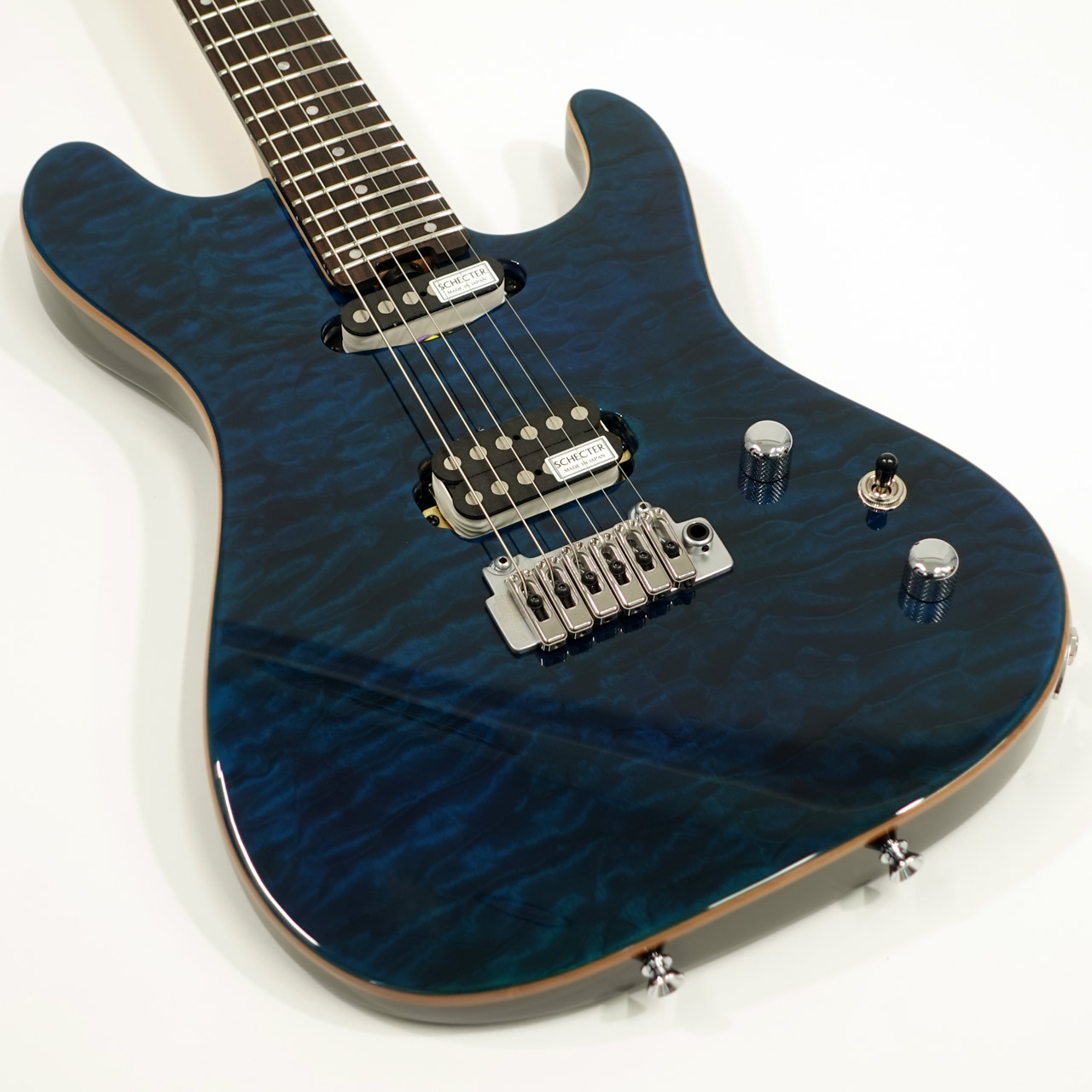 コンポーネントギター　ワーモス製ネック+シェクターボディ SCHECTER シェクター MZ-1 / Blue / M | ワタナベ楽器店 大阪店
