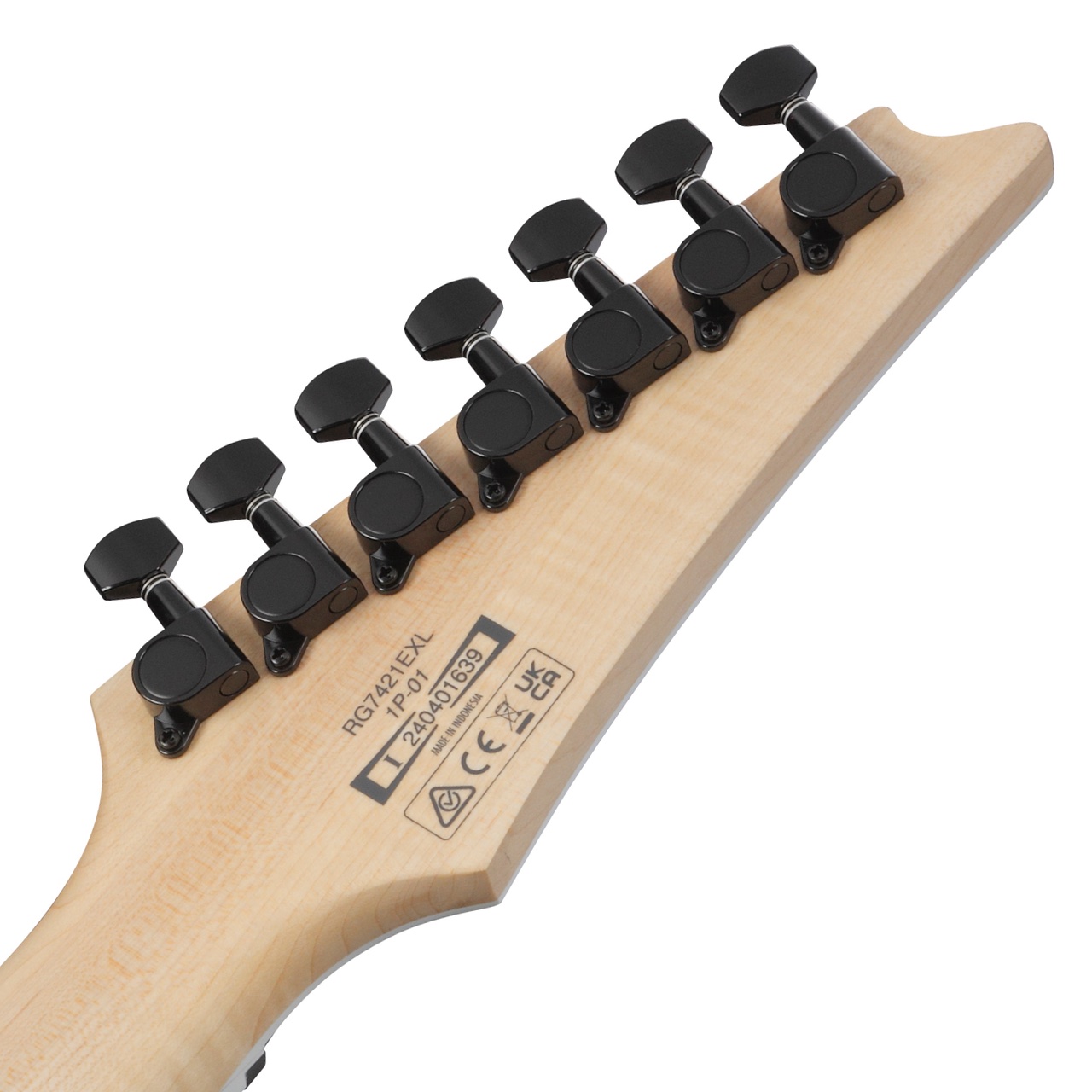 Ibanez アイバニーズ RG7421EXL BKF 左用 7弦ギター Black Flat エレキ