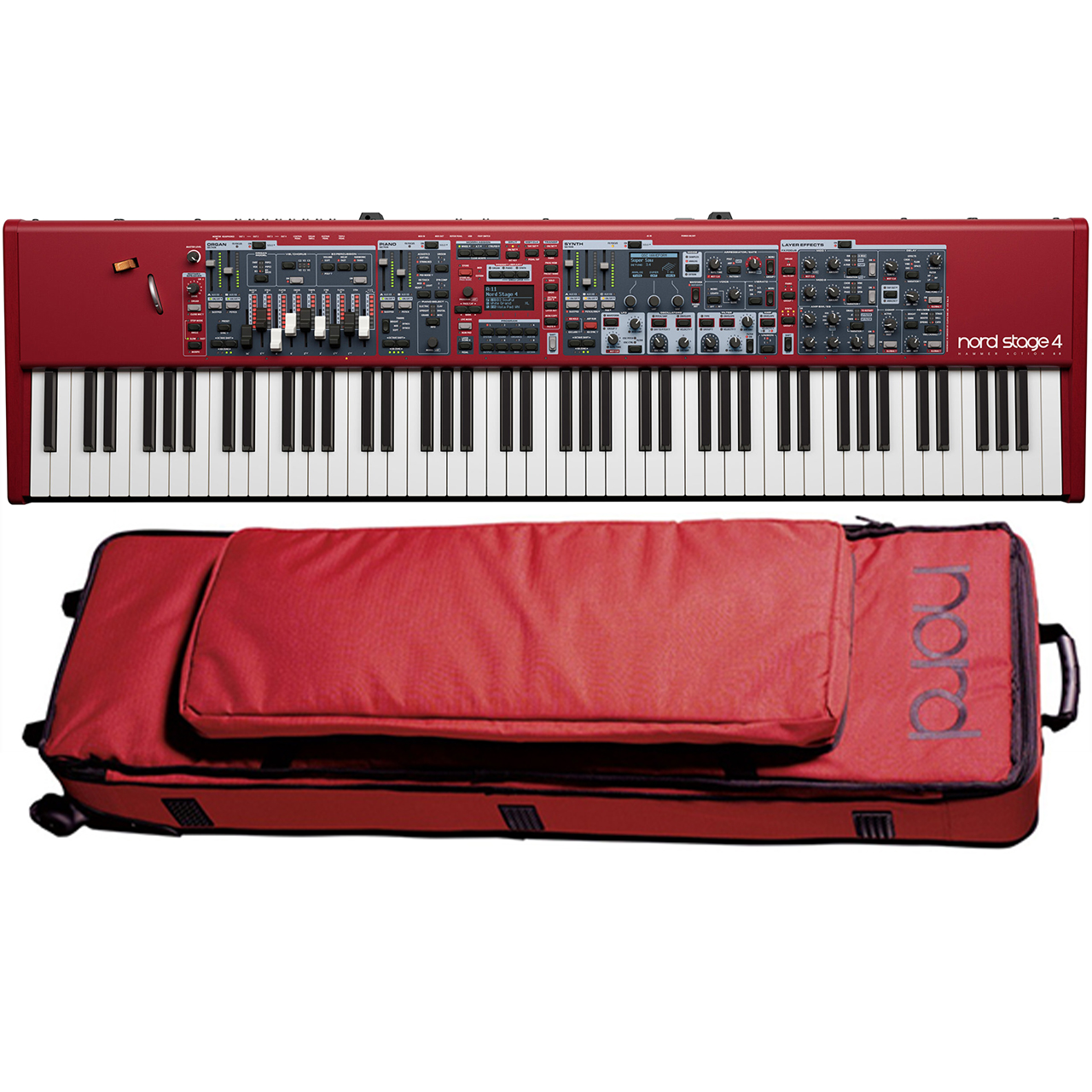 CLAVIA NORD STAGE 88 初代 超美品 ケース付 動作良好 NORD CLAVIA Nord Stage 4 88 専用ケースセット ステージ