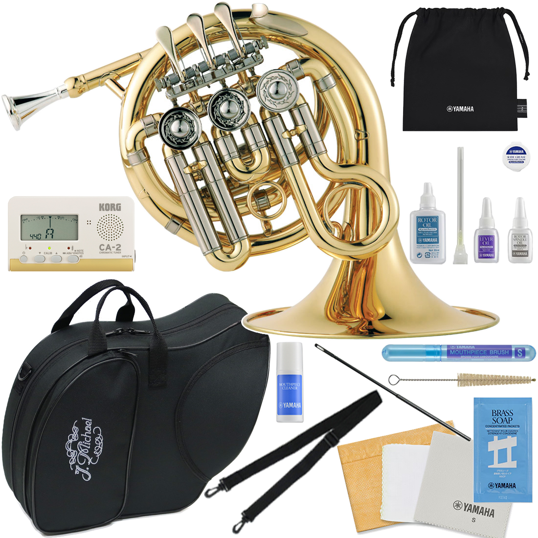 J Michael Jマイケル 3年保証 PFH-500 ポケットホルン ラッカー