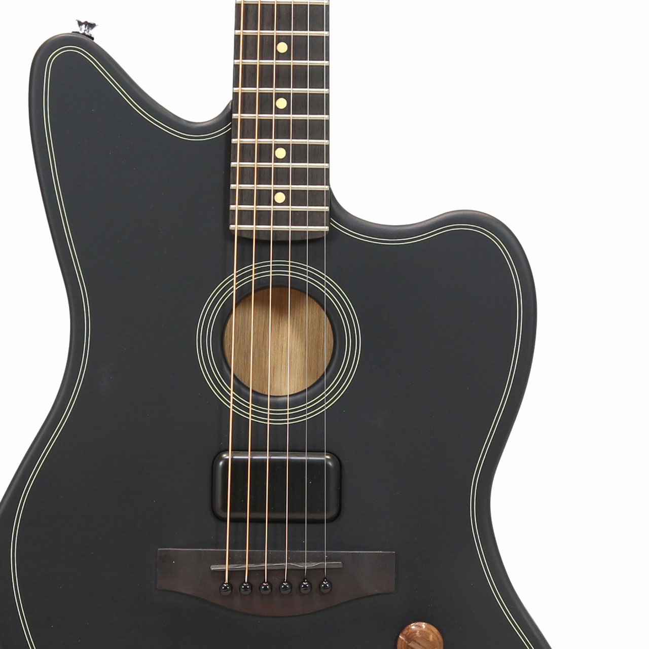 Fender フェンダー Acoustasonic Standard Jazzmaster Black アコース