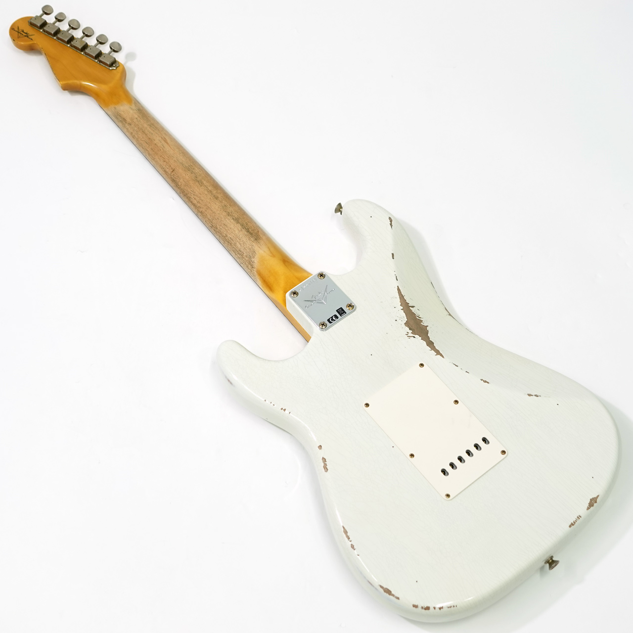 Fender Custom Shop 1962 Stratocaster Relic Aged Olympic White