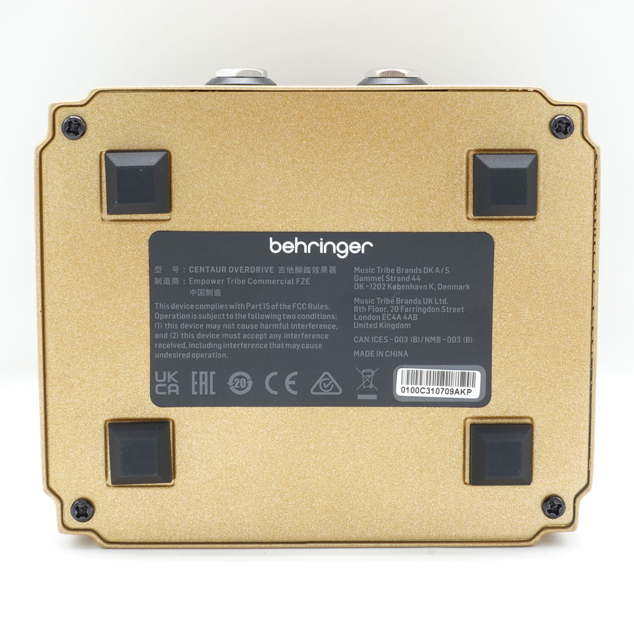 BEHRINGER ベリンガー CENTAUR OVERDRIVE | ワタナベ楽器店 京都本店