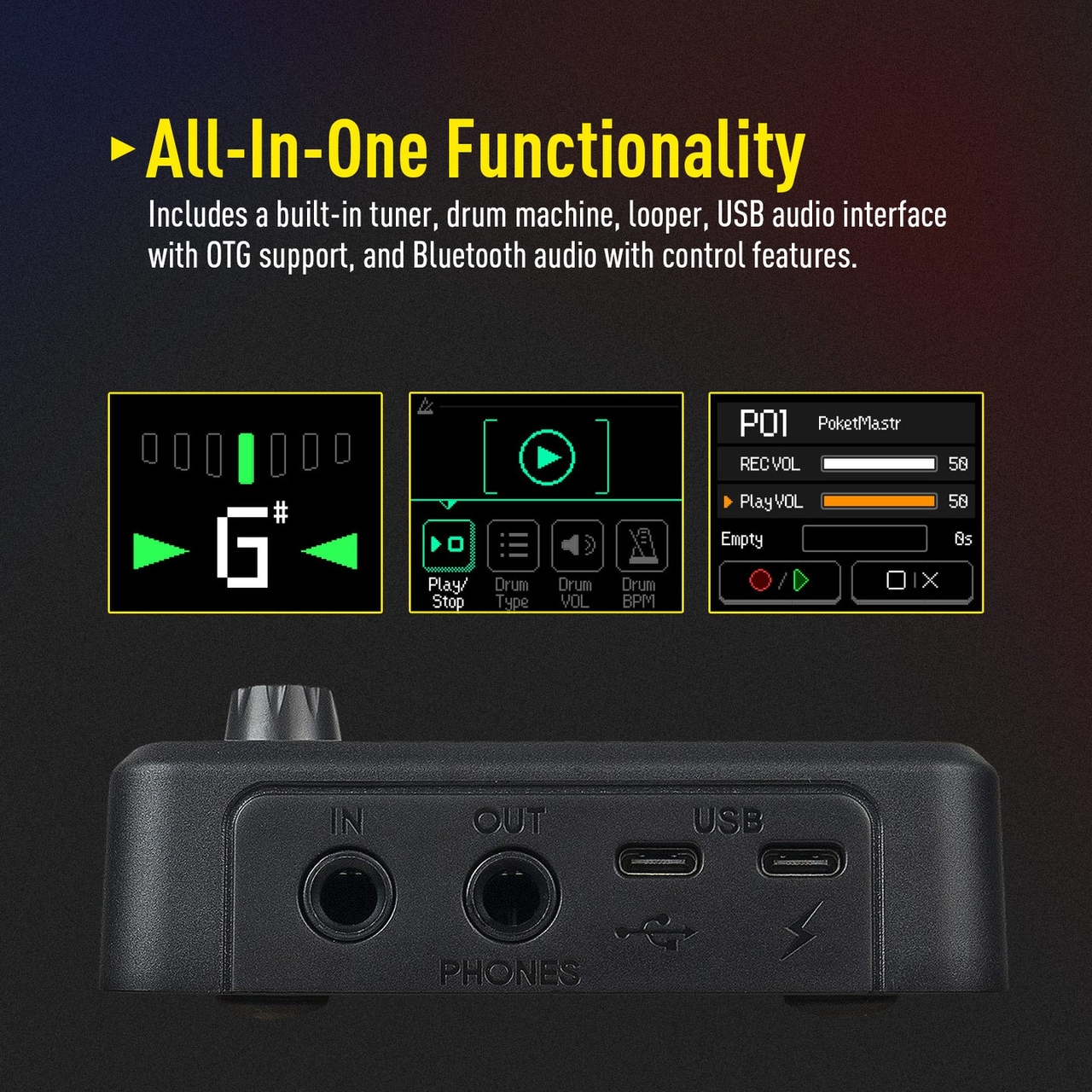 Sonicake ソニケーキ Pocket Master QME-10BK | ワタナベ楽器店